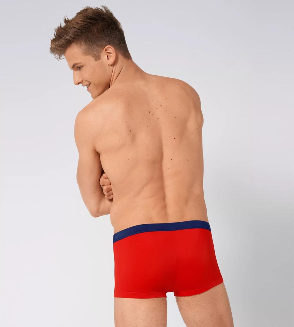 Sloggi Shore Chukk Swimshorts Bright Red | 53217-HPUT