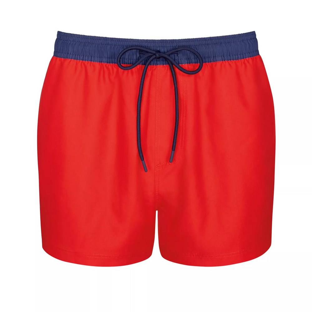 Sloggi Shore Chukk Swimshorts Bright Red | 63140-RJSU