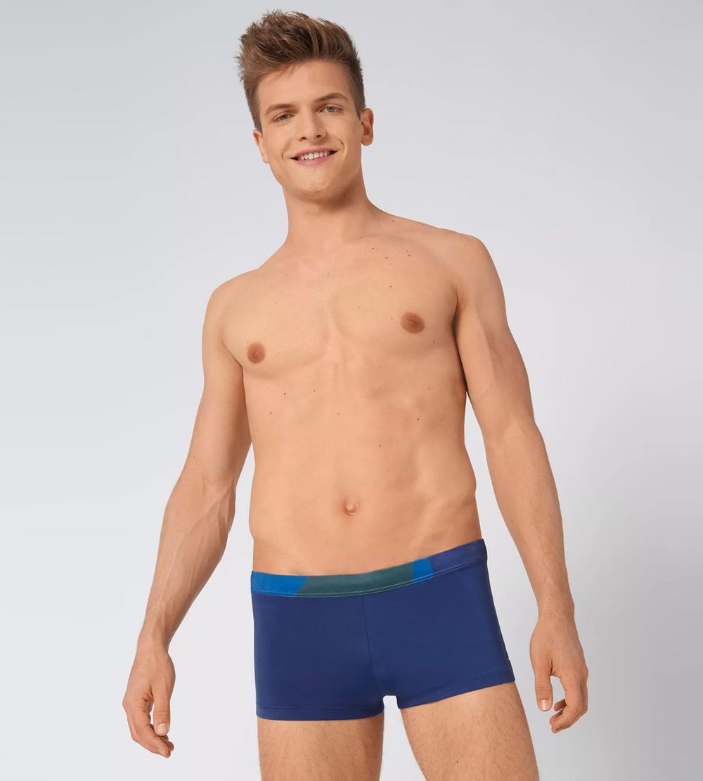 Sloggi Shore Chukk Swimshorts Deep Water | 20854-WFYN