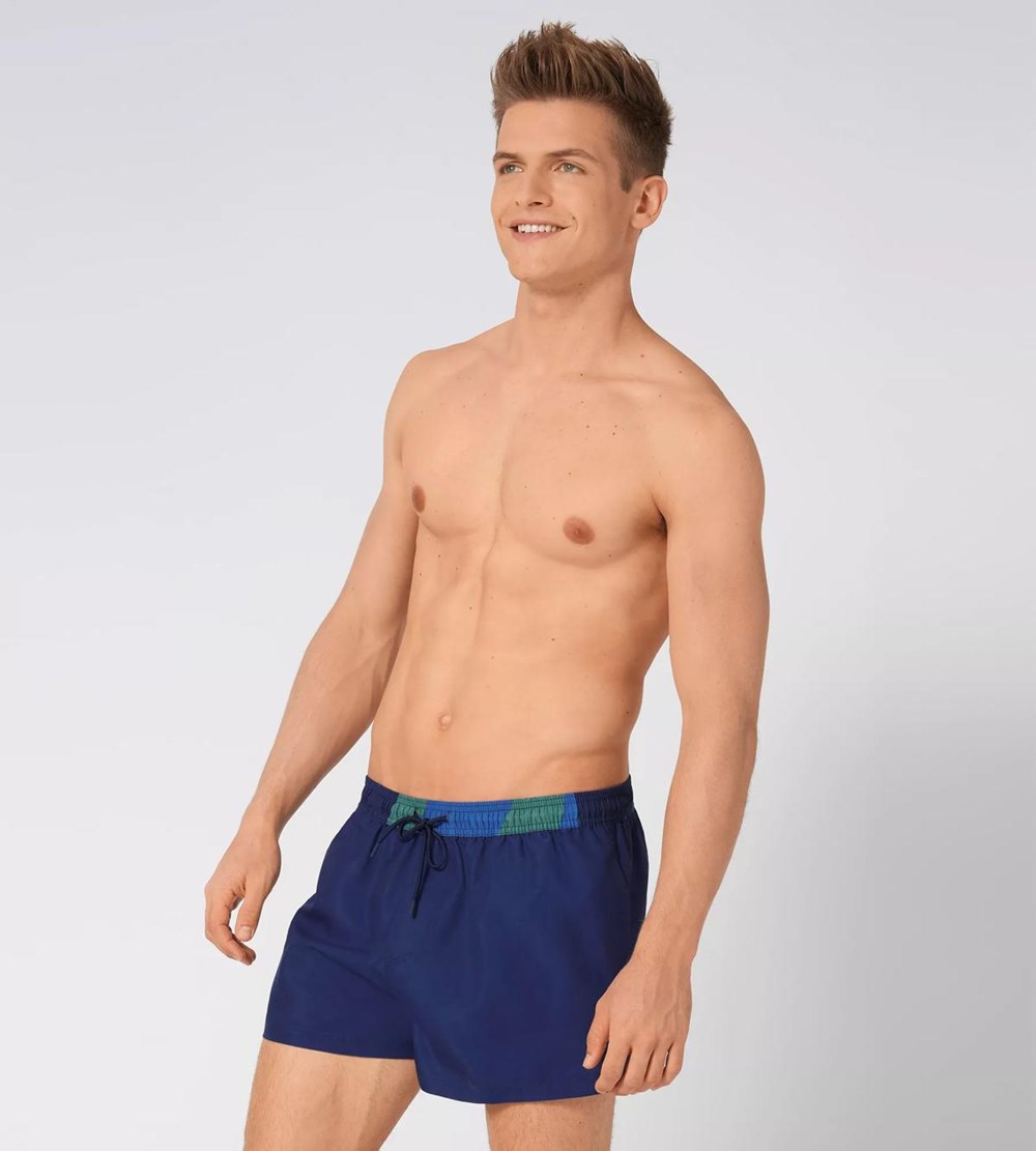 Sloggi Shore Chukk Swimshorts Deep Water | 28730-MCYN