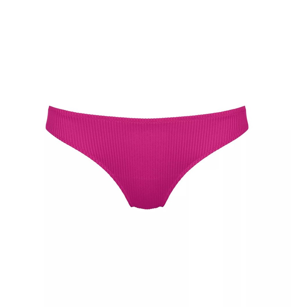 Sloggi Shore Dottyback Bikini Mini Fuchsia flower | 12867-GVPQ