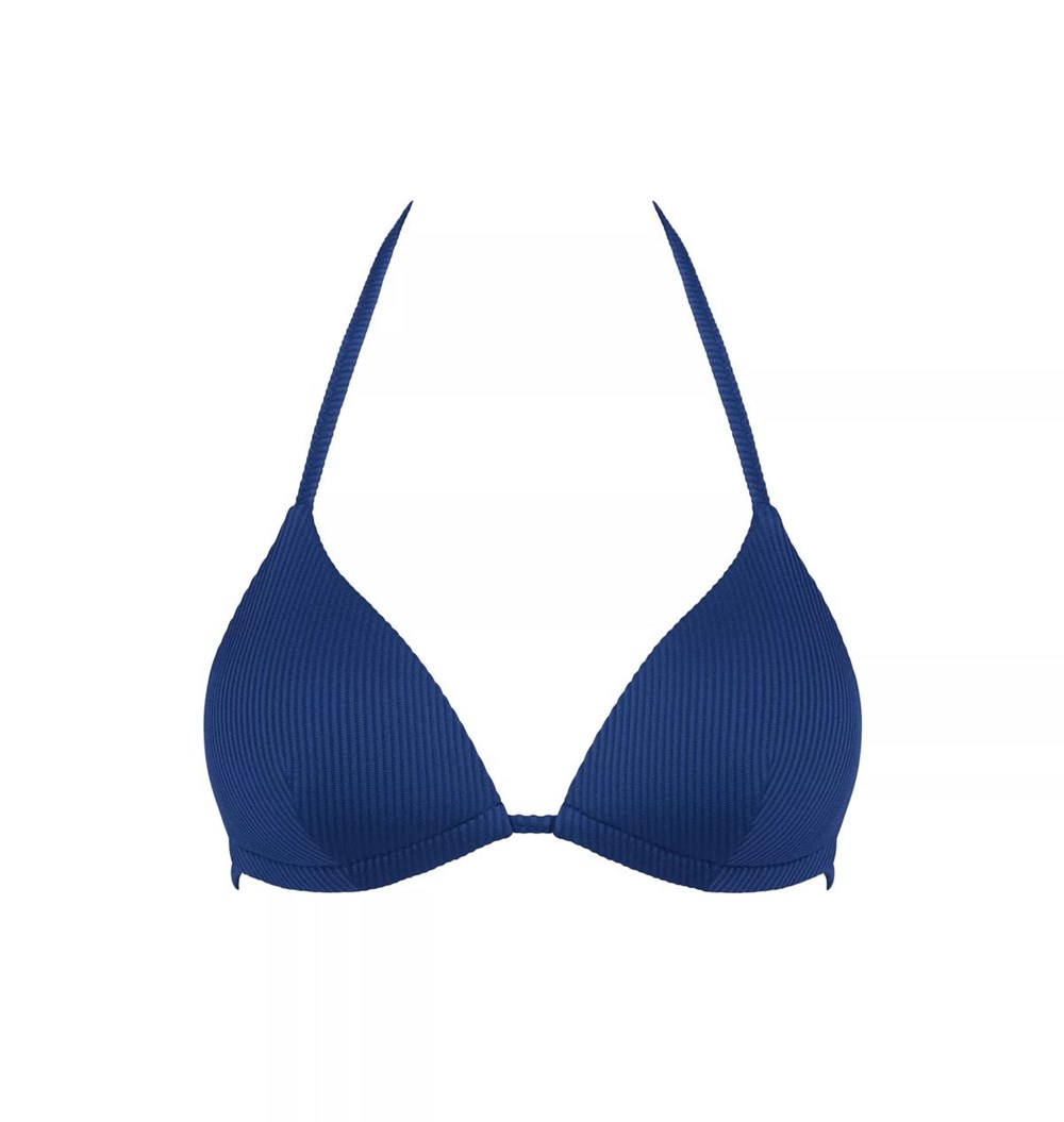 Sloggi Shore Dottyback Bikini Top Padded Twilight Blue | 62750-IRSA