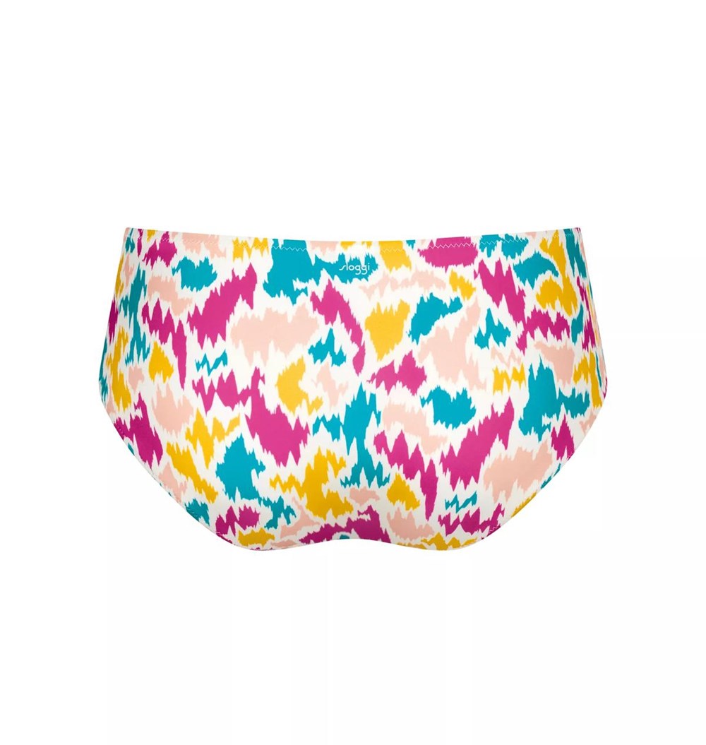 Sloggi Shore Fancy Guppy Bikini Midi Brief Multicolour | 52173-MHBG