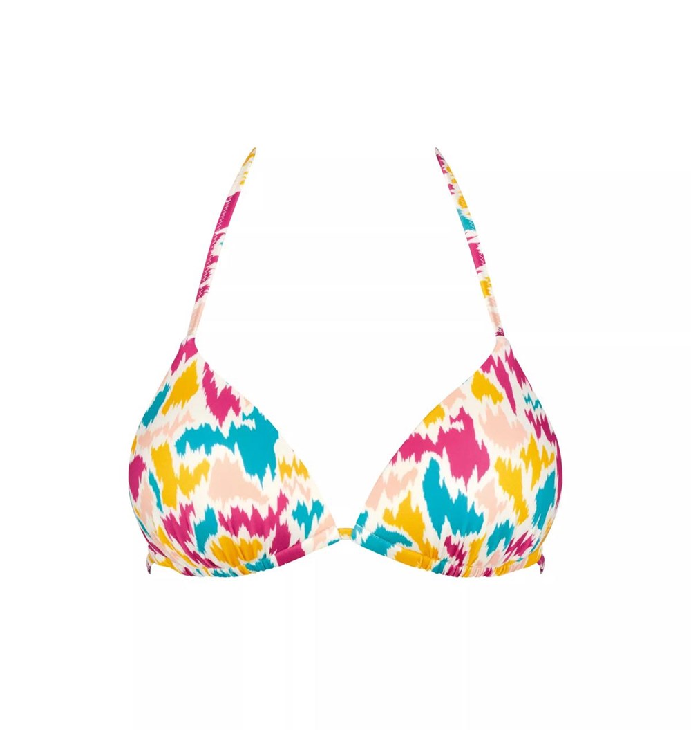 Sloggi Shore Fancy Guppy Bikini Top Padded Multicolour | 42835-OQAL