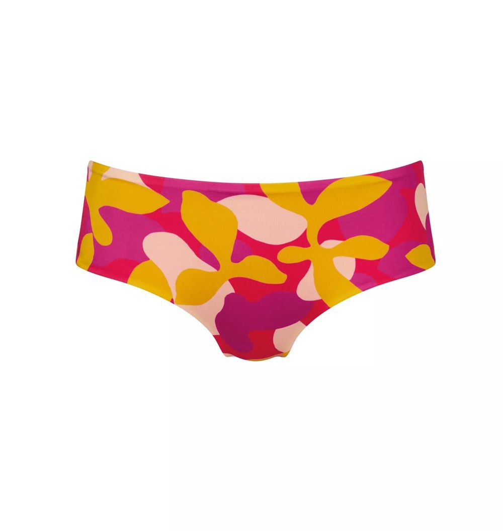 Sloggi Shore Flower Horn Bikini Midi Brief Pink-Dark Combination | 81593-IBOX