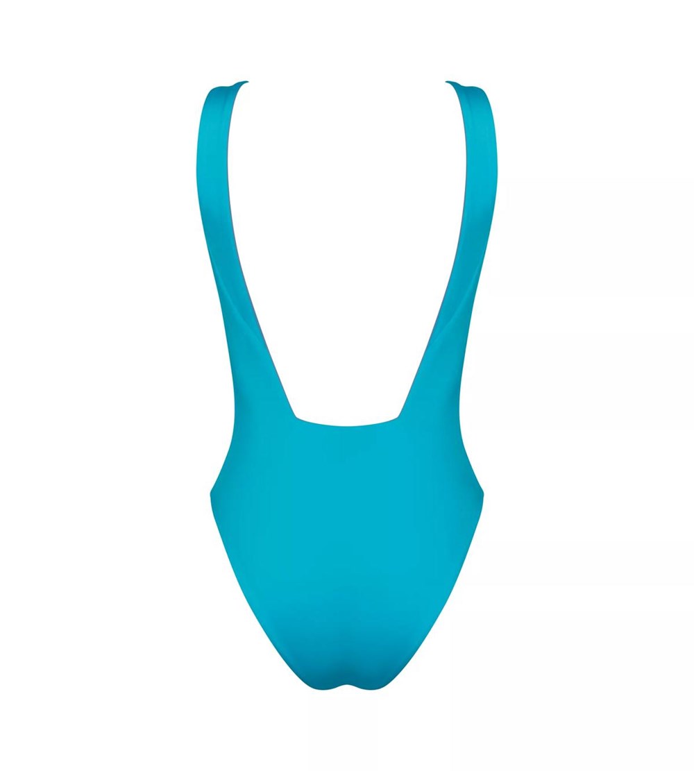 Sloggi Shore Fornillo Swimsuit Turquoise-Dark Combination | 14675-IOYX