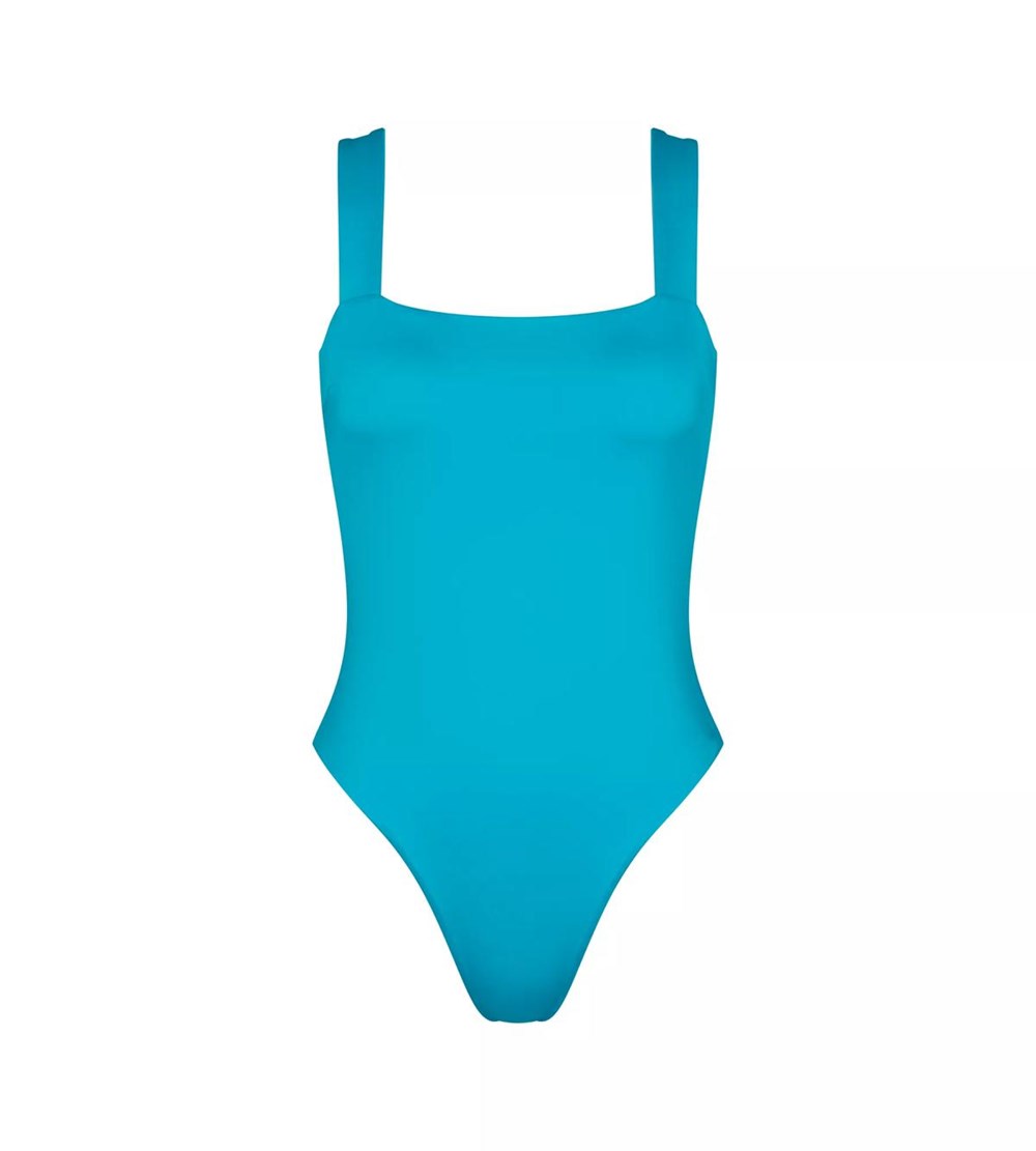 Sloggi Shore Fornillo Swimsuit Turquoise-Dark Combination | 14675-IOYX