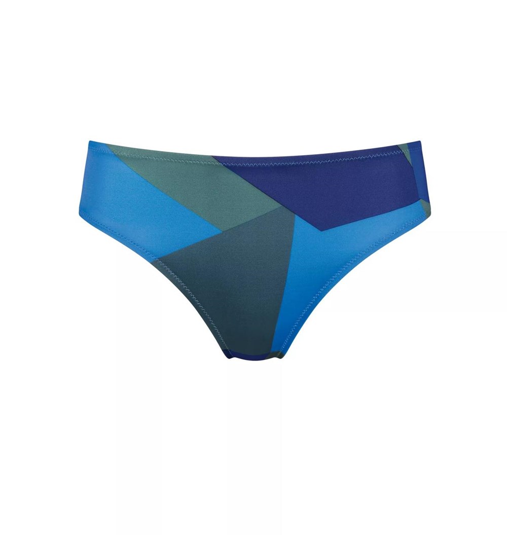 Sloggi Shore Kiritimati Bikini High Leg Blue - Dark Combination | 17825-XCFU