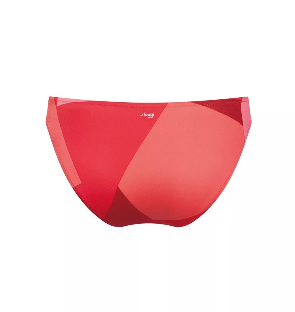 Sloggi Shore Kiritimati Bikini Mini Red - Light combination | 17546-ILFU