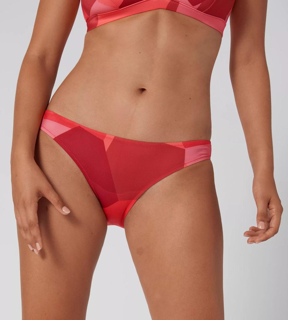 Sloggi Shore Kiritimati Bikini Mini Red - Light combination | 17546-ILFU