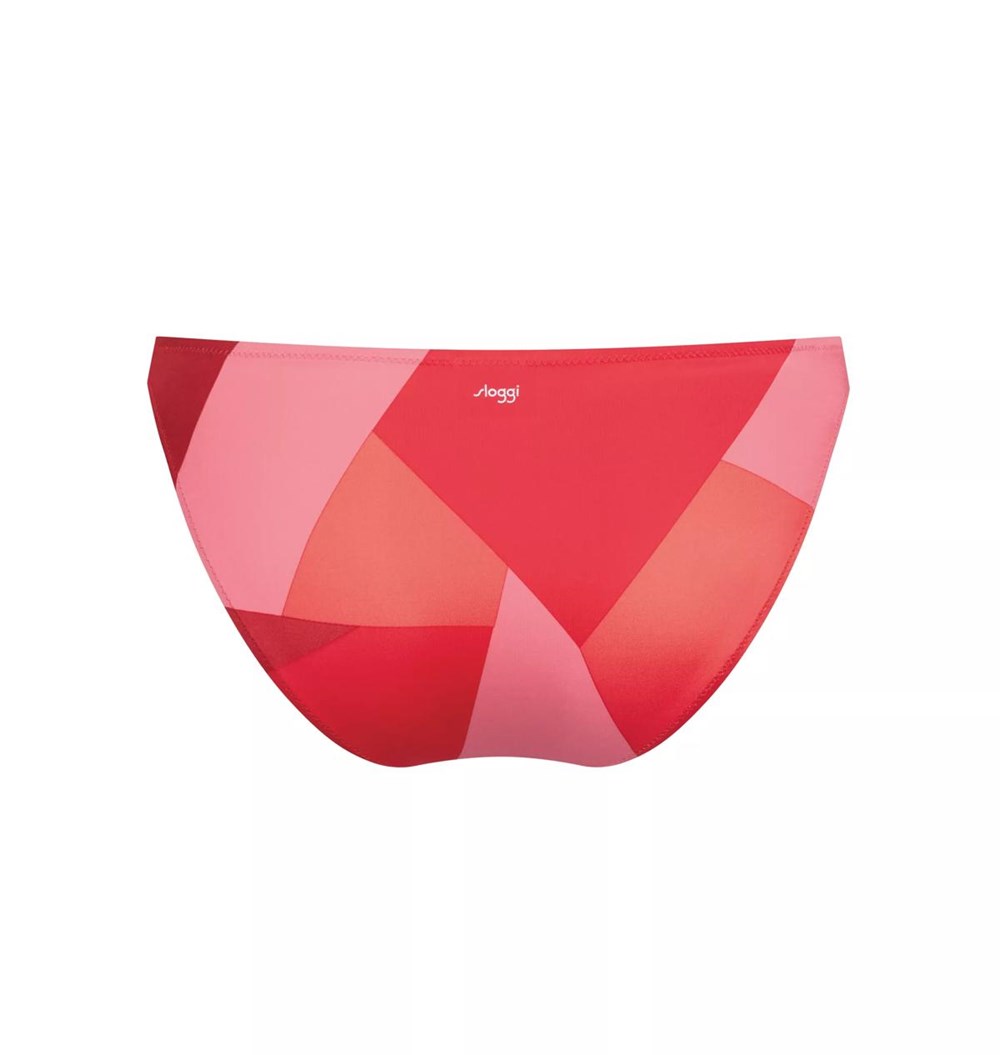 Sloggi Shore Kiritimati Bikini Tanga Red - Light combination | 86370-NFTD