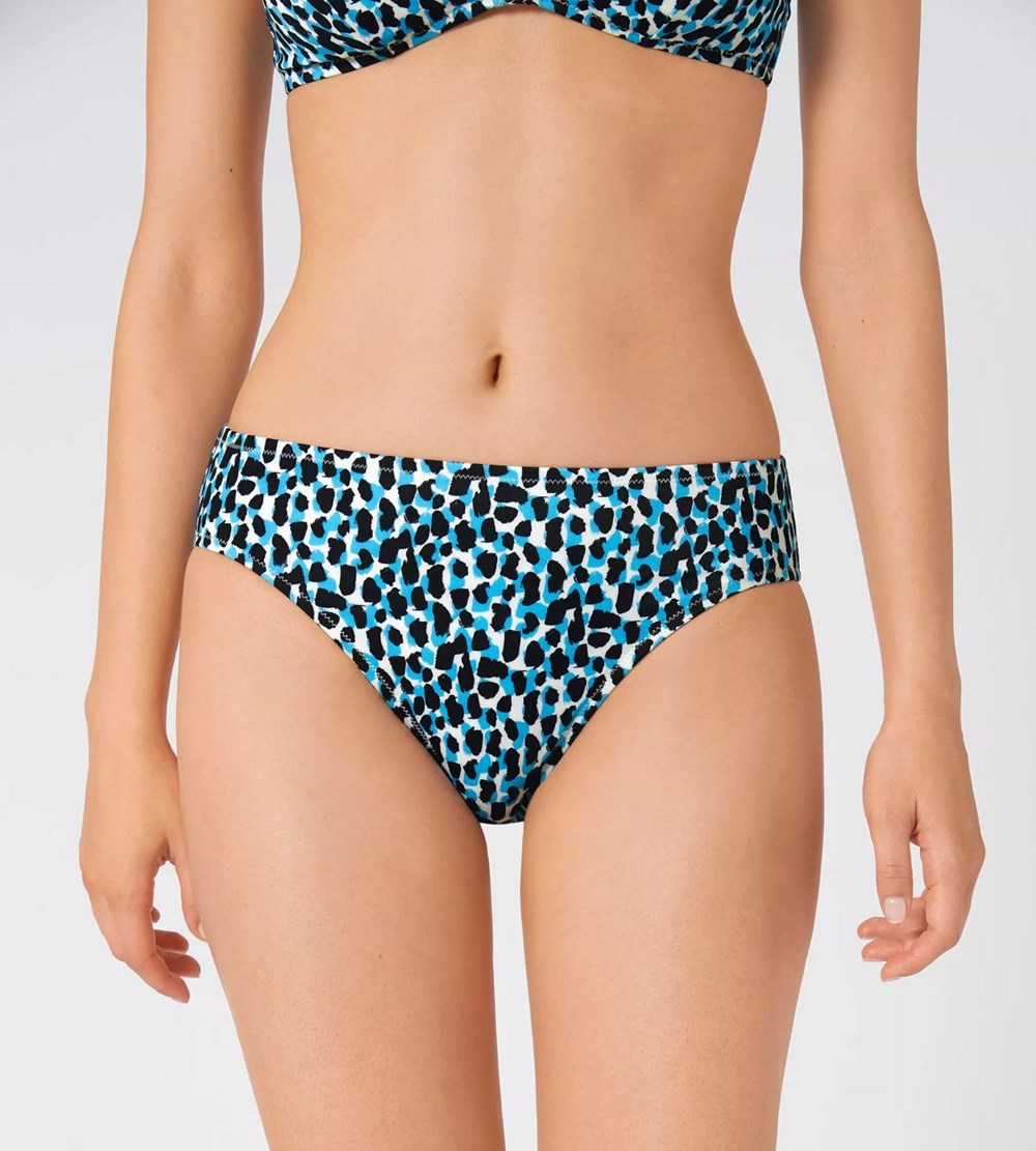 Sloggi Shore Koh Tachai Bikini High Leg Blue - Dark Combination | 63287-XASN