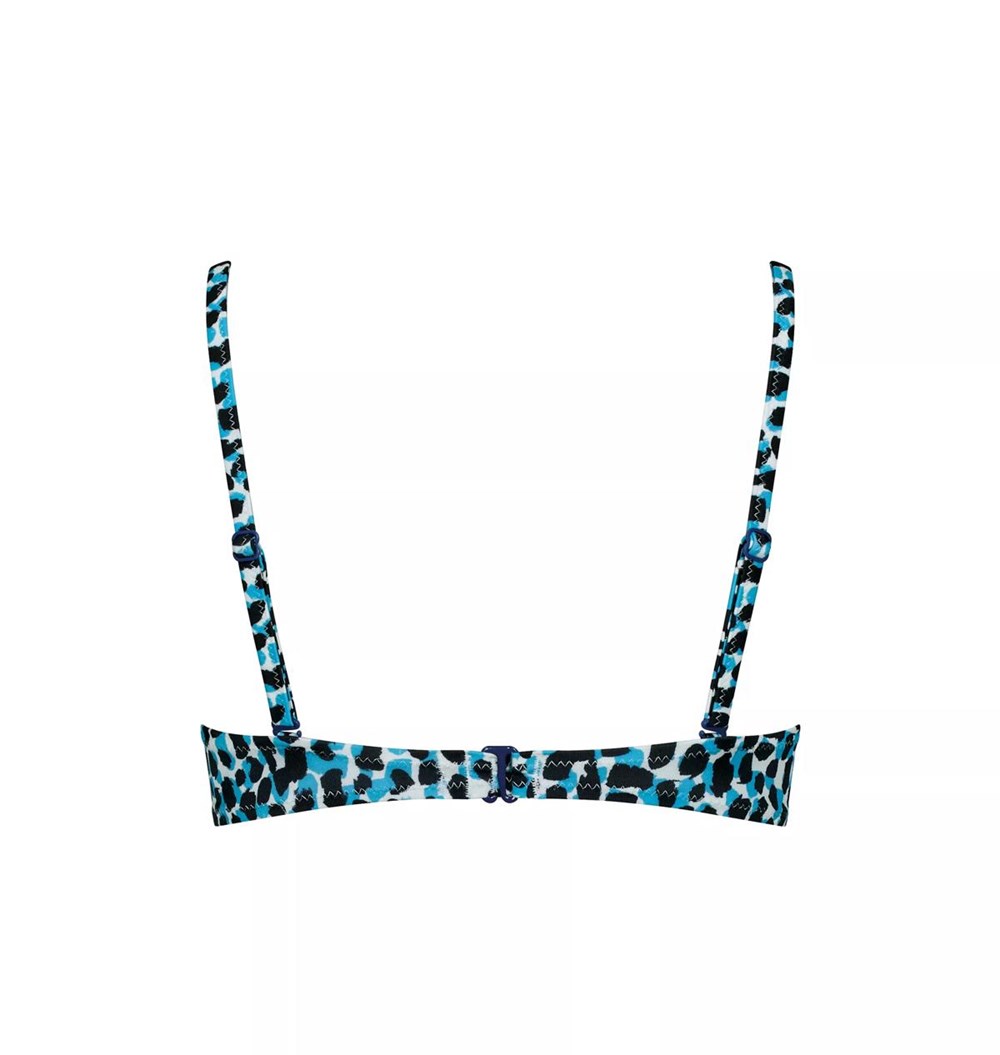 Sloggi Shore Koh Tachai Bikini Top Padded Blue - Dark Combination | 29487-UHAV