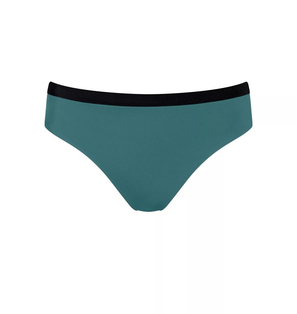 Sloggi Shore Kosrae Bikini High Leg Green Combination | 36279-RWVN