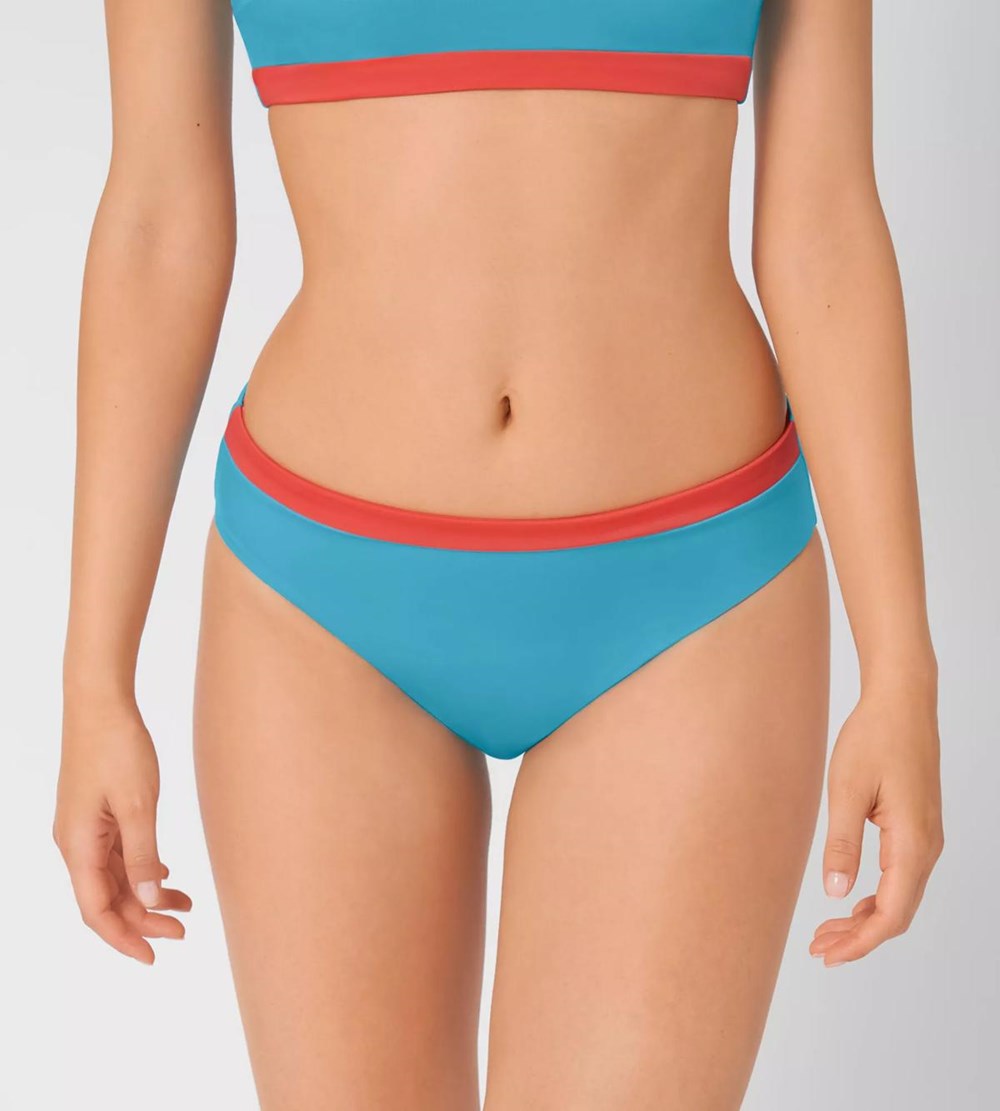 Sloggi Shore Kosrae Bikini High Leg Orange - Light Combination | 24861-YUQB