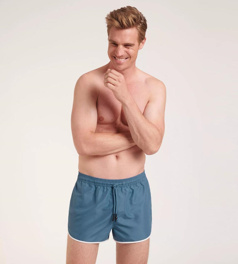 Sloggi Shore Lannio Swimshorts Liberty blue | 75096-YFKM