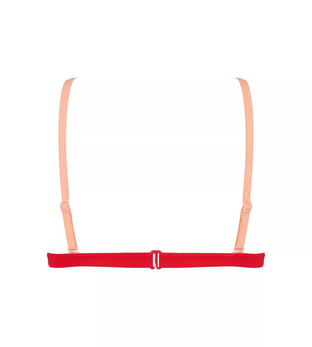 Sloggi Shore Marina Grande Bikini Top Padded Coral | 56971-ZNDF