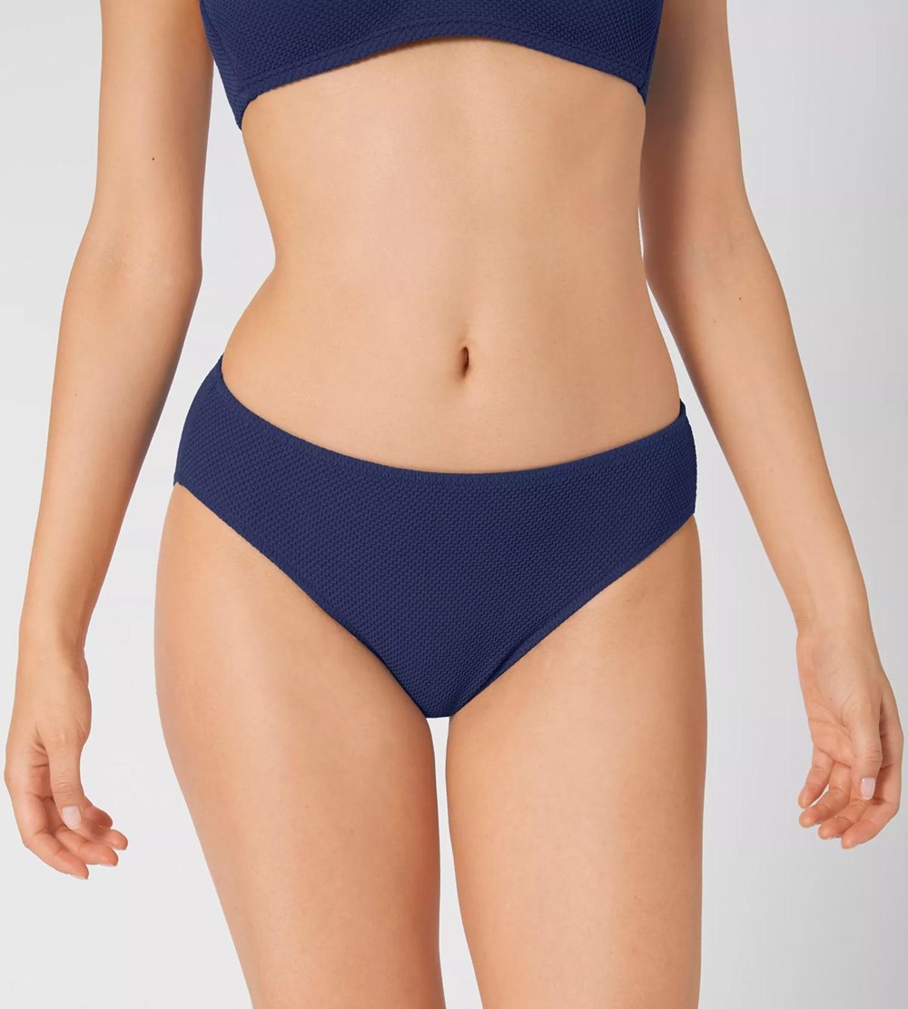 Sloggi Shore Vanuatu Islands Bikini High Leg Deep Water | 14739-MOGA