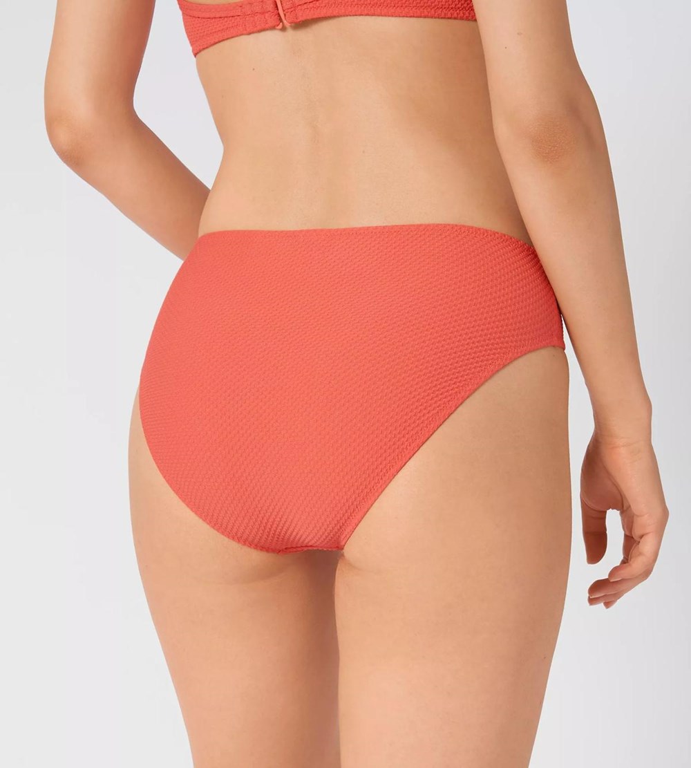 Sloggi Shore Vanuatu Islands Bikini High Leg Coral | 71542-KCFV