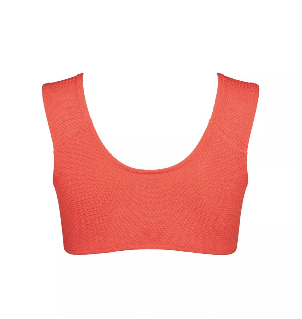 Sloggi Shore Vanuatu Islands Bikini Top Coral | 16095-BWHZ