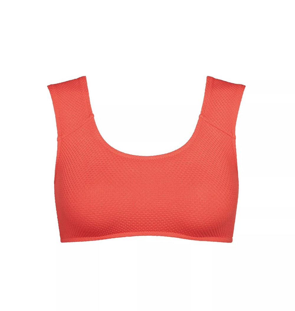 Sloggi Shore Vanuatu Islands Bikini Top Coral | 16095-BWHZ