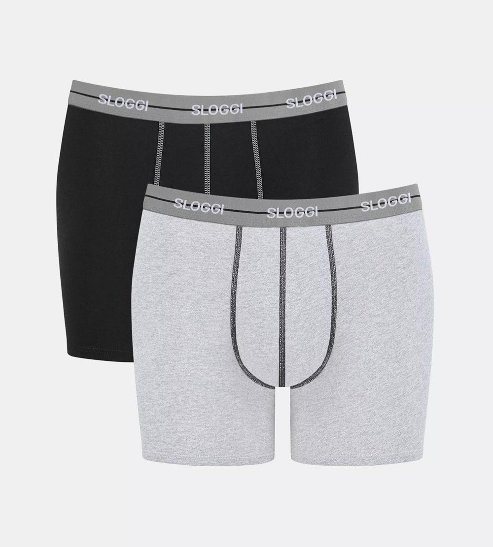 Sloggi Start Shorts Grey Combination | 73621-VUNA