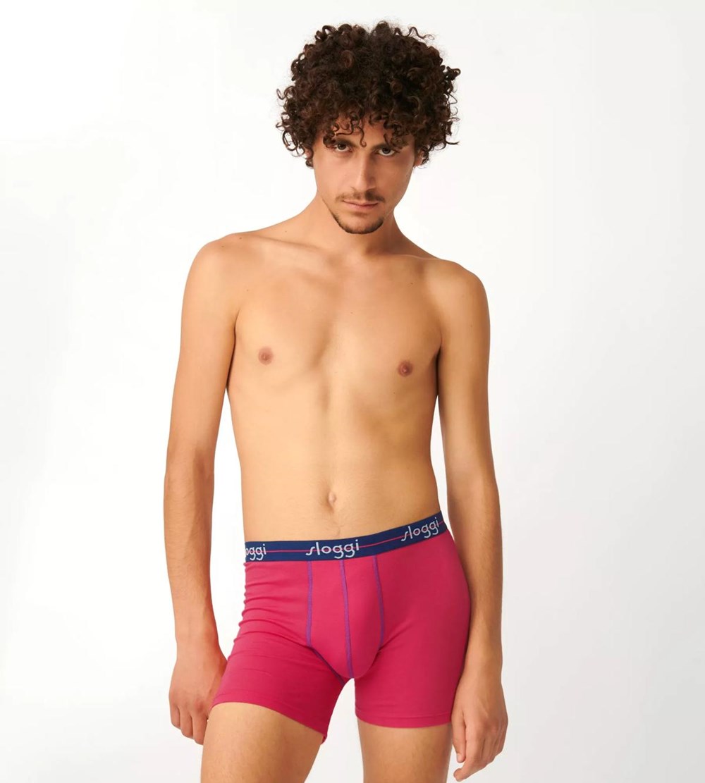 Sloggi Start Shorts Pink-Dark Combination | 58103-FSWY