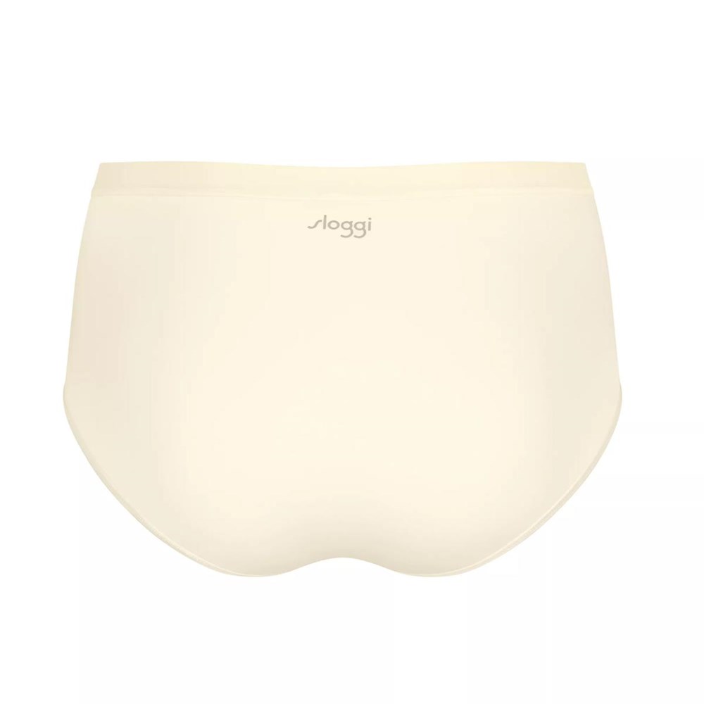 Sloggi Wow Comfort Maxi Ecru White | 39765-ZJEU