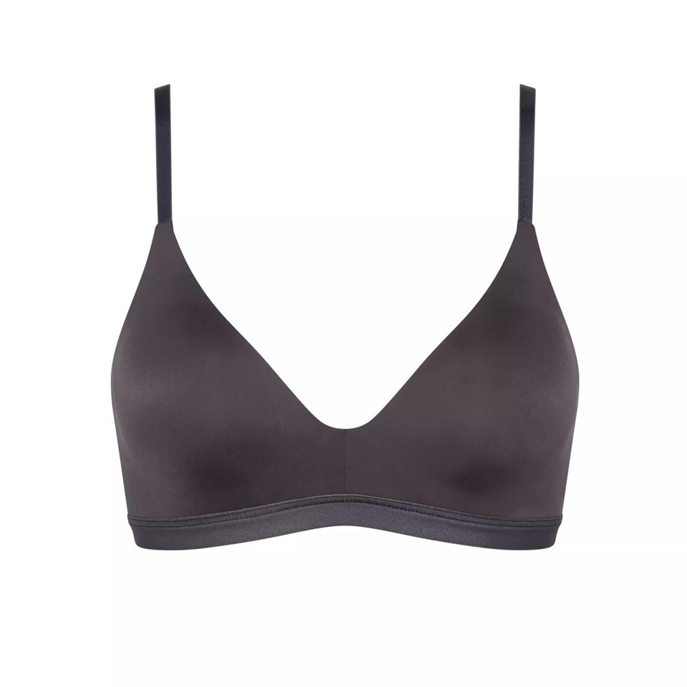 Sloggi Wow Comfort Padded Bra Mauve Grey | 63718-RNZJ