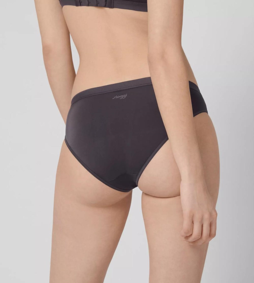 Sloggi Wow Comfort Tai Brief Mauve Grey | 74312-NPVF