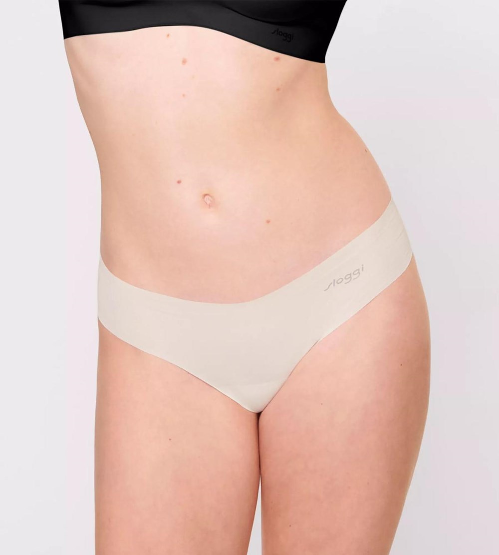 Sloggi Zero Cotton String Brief Silk White | 03812-ONSP