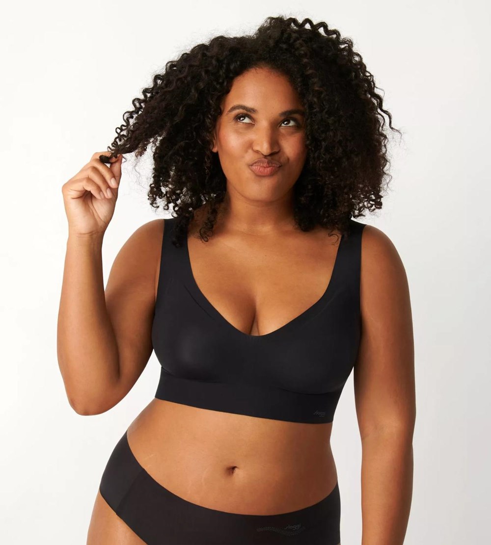 Sloggi Zero Feel Bralette Black | 71850-UKSZ