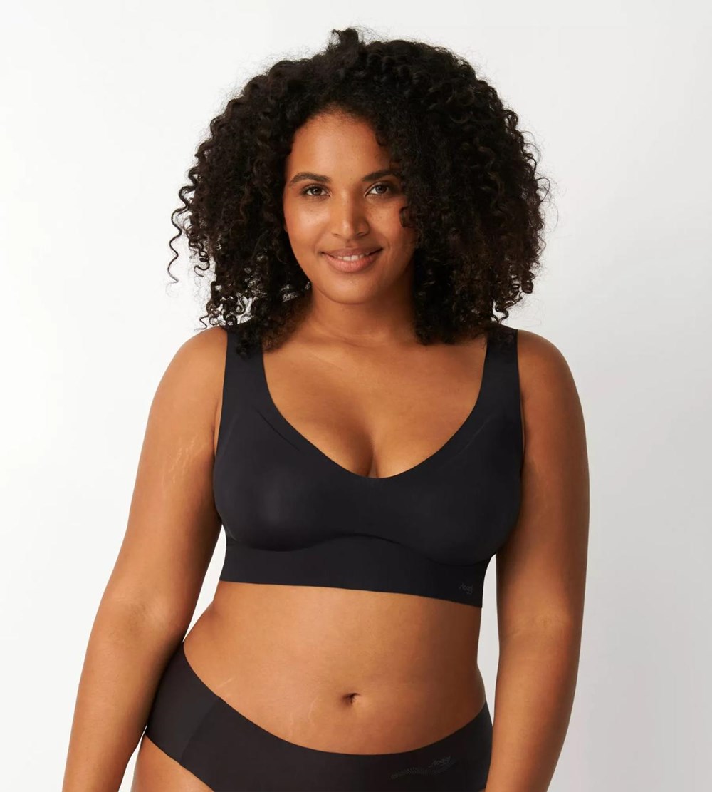 Sloggi Zero Feel Bralette Black | 71850-UKSZ