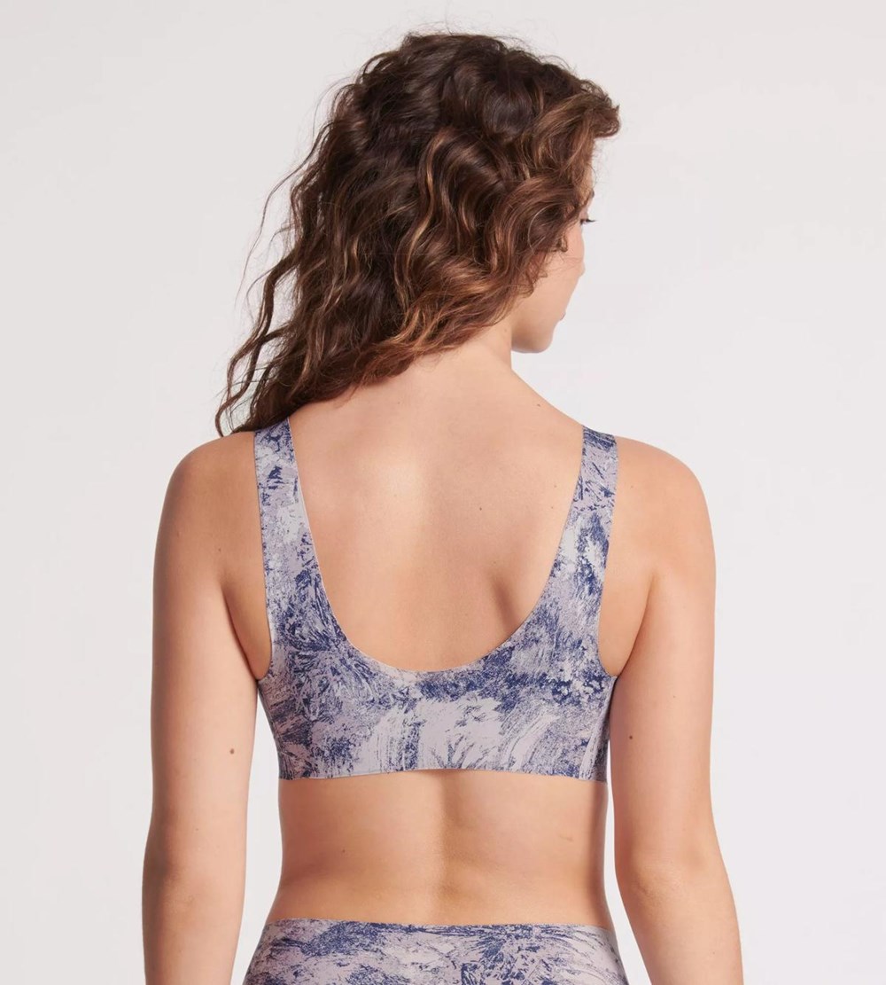 Sloggi Zero Feel Bralette Blue - Dark Combination | 08761-NGCU