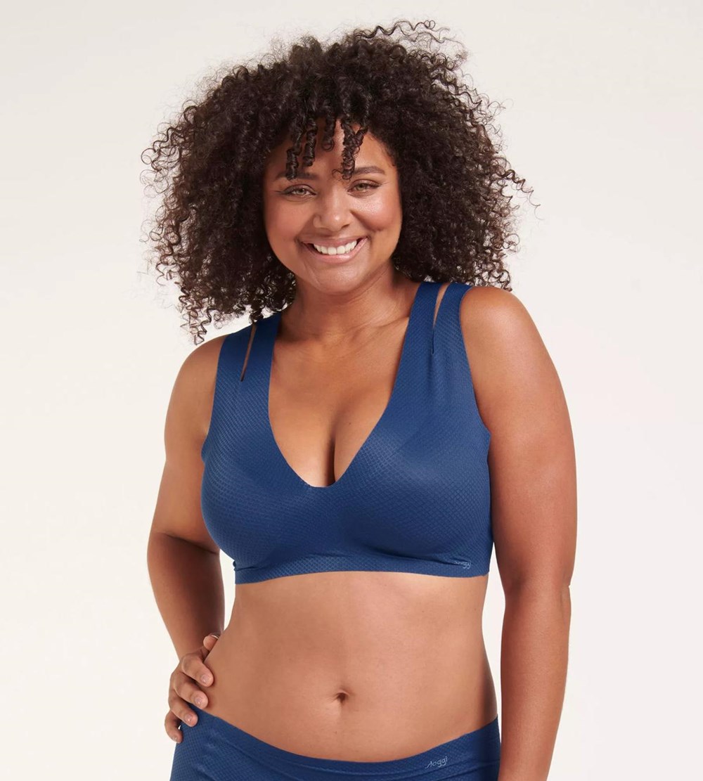 Sloggi Zero Feel Flow Bralette Blue Sapphire | 18069-MHEI