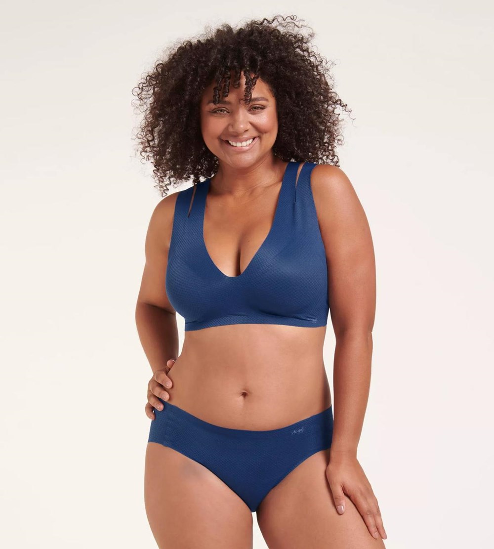 Sloggi Zero Feel Flow Bralette Blue Sapphire | 18069-MHEI