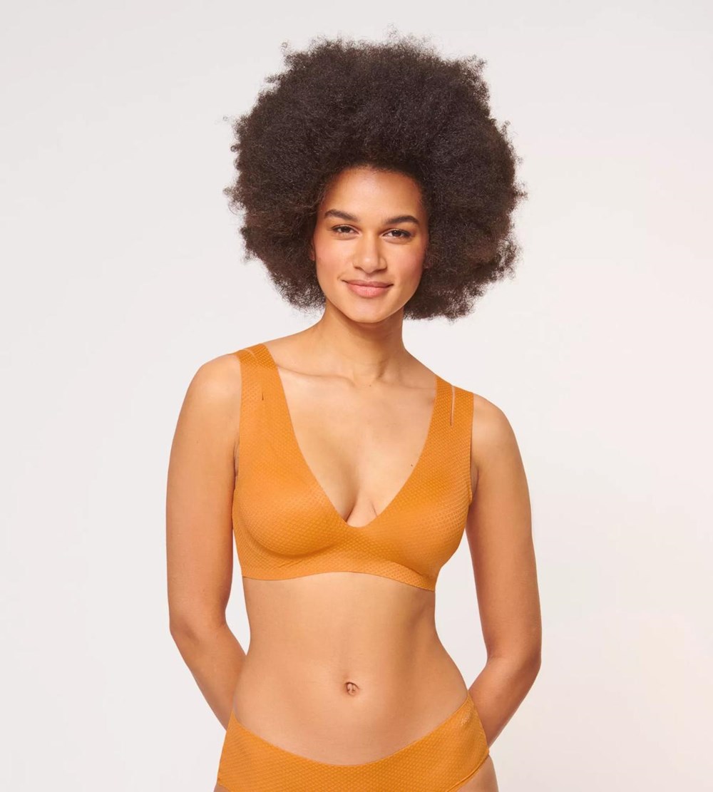 Sloggi Zero Feel Flow Bralette Burnt apricot | 92476-XRCF