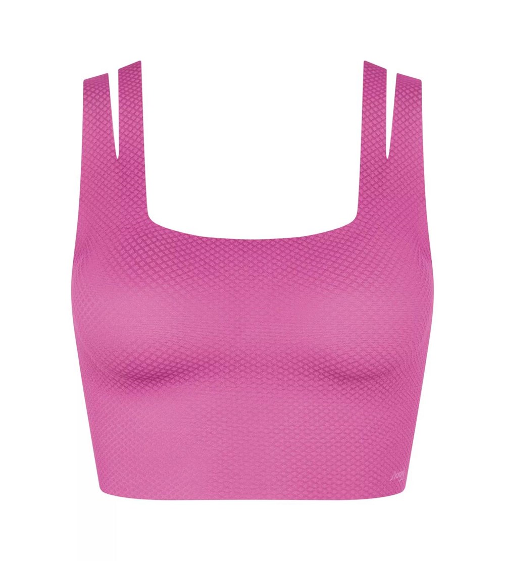 Sloggi Zero Feel Flow Shirt Top Flash pink | 60427-LOUQ