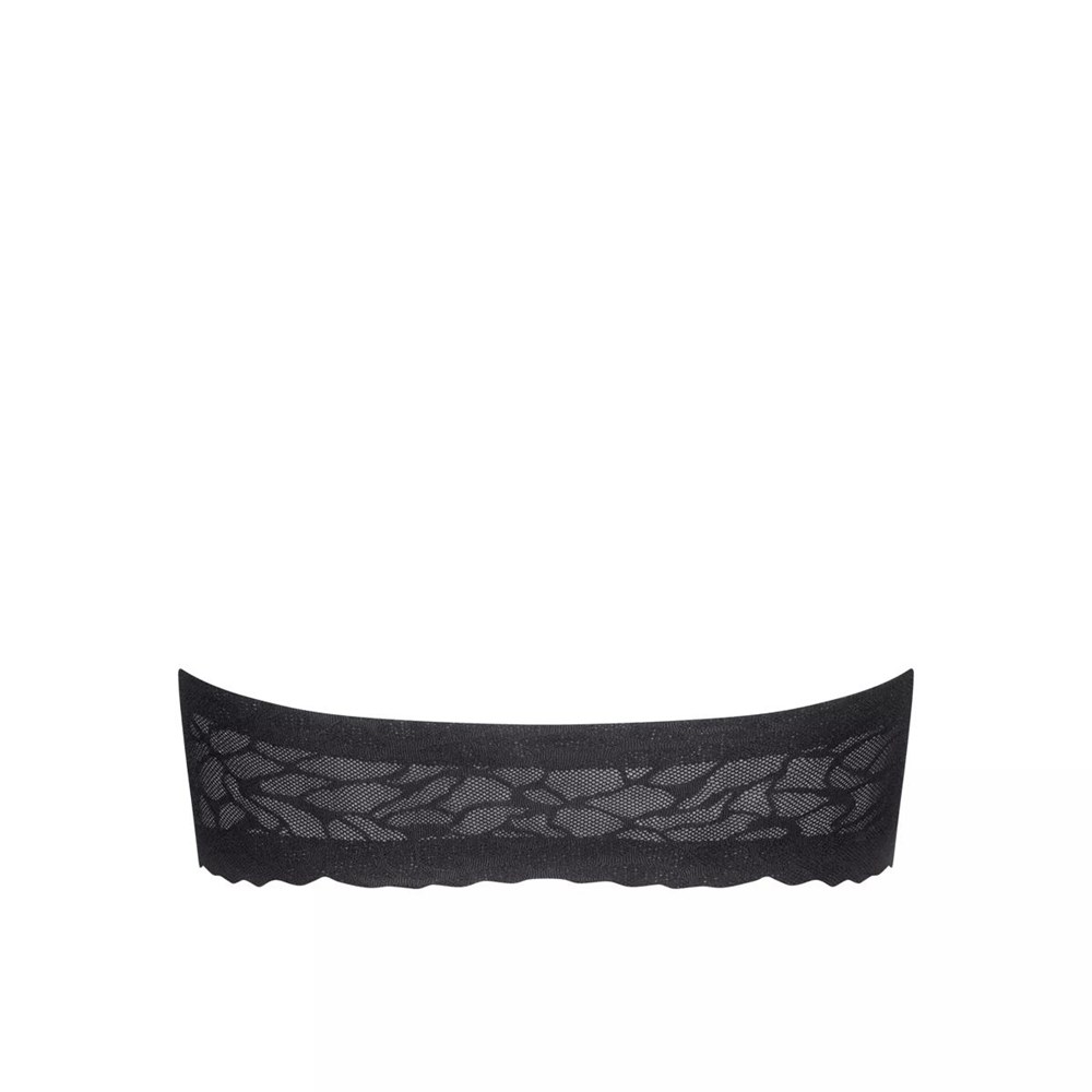 Sloggi Zero Feel Lace Bandeau Black | 48352-NTLP