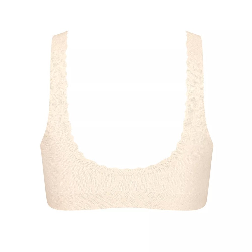 Sloggi Zero Feel Lace Bralette Angora | 21408-JTDA