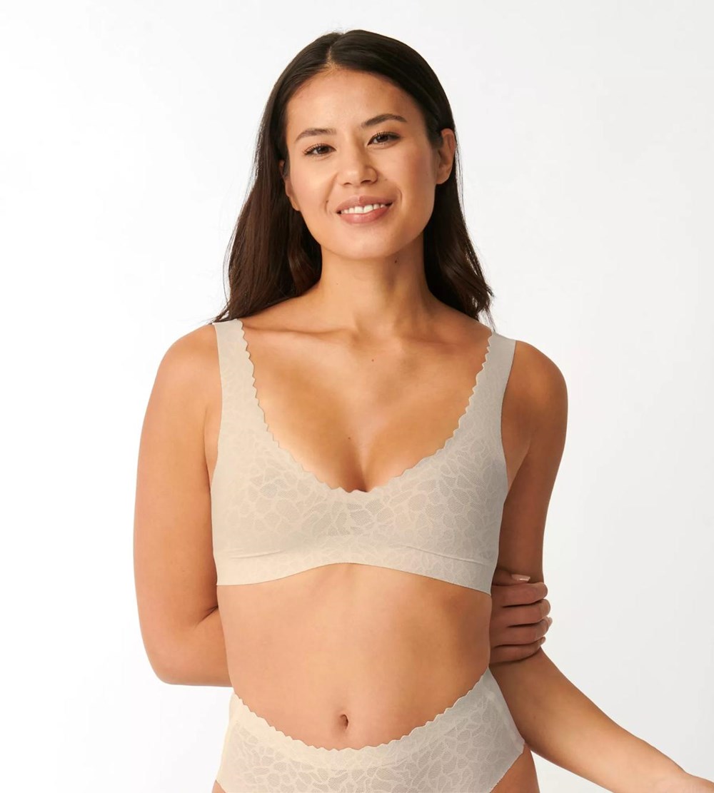 Sloggi Zero Feel Lace Bralette Angora | 21408-JTDA