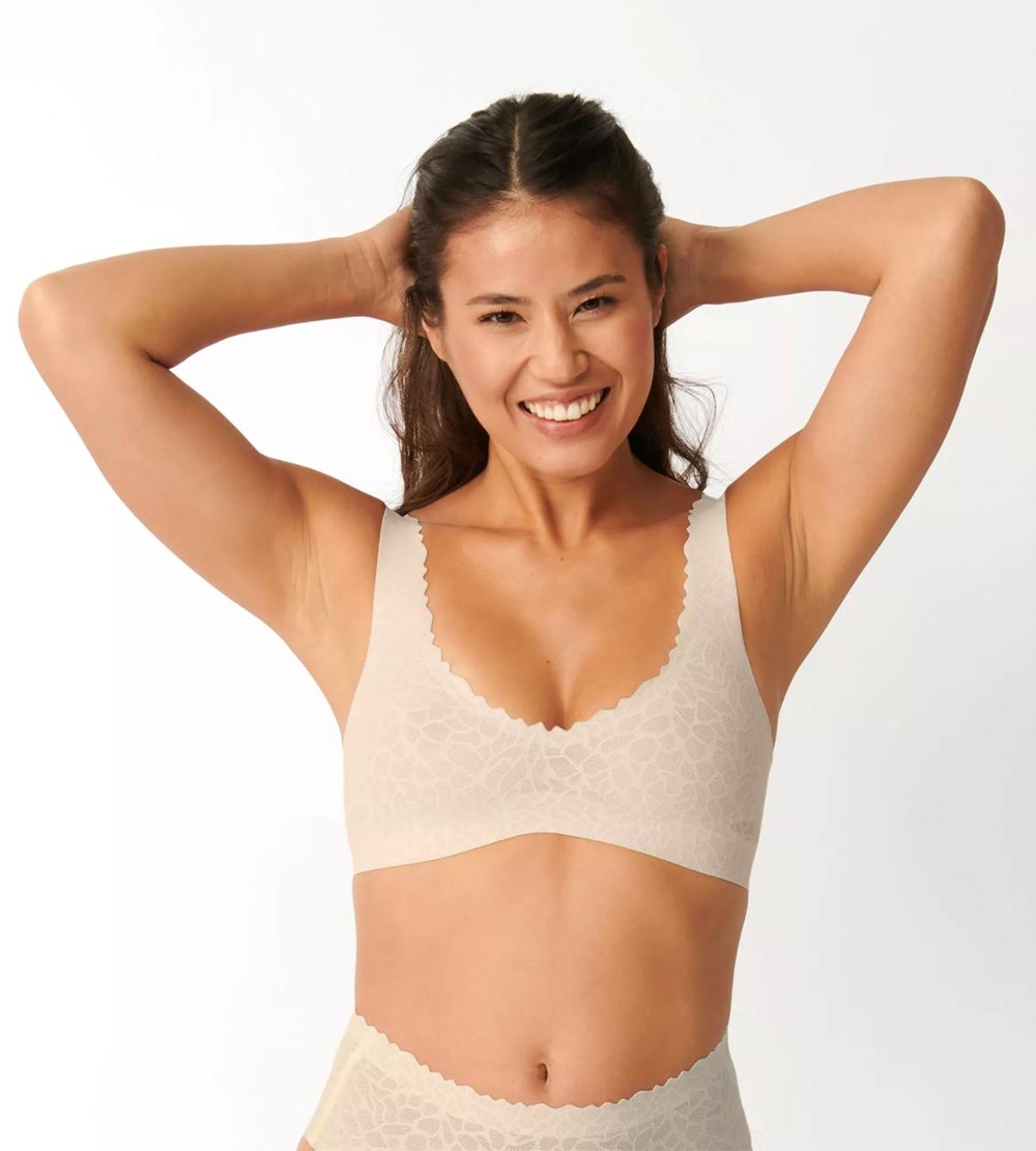 Sloggi Zero Feel Lace Bralette Angora | 21408-JTDA