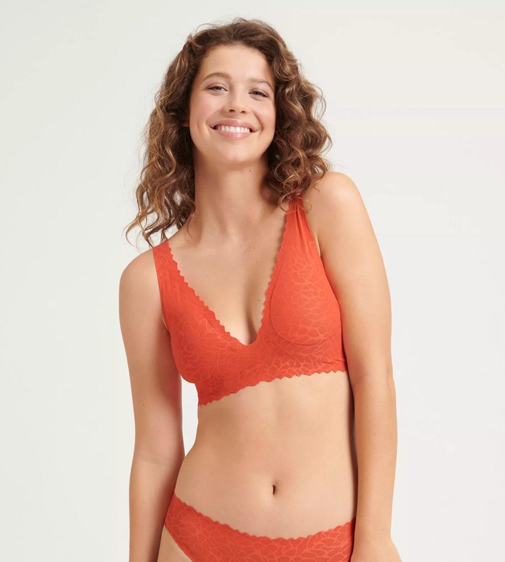 Sloggi Zero Feel Lace Bralette Watermelon | 89153-KIWB