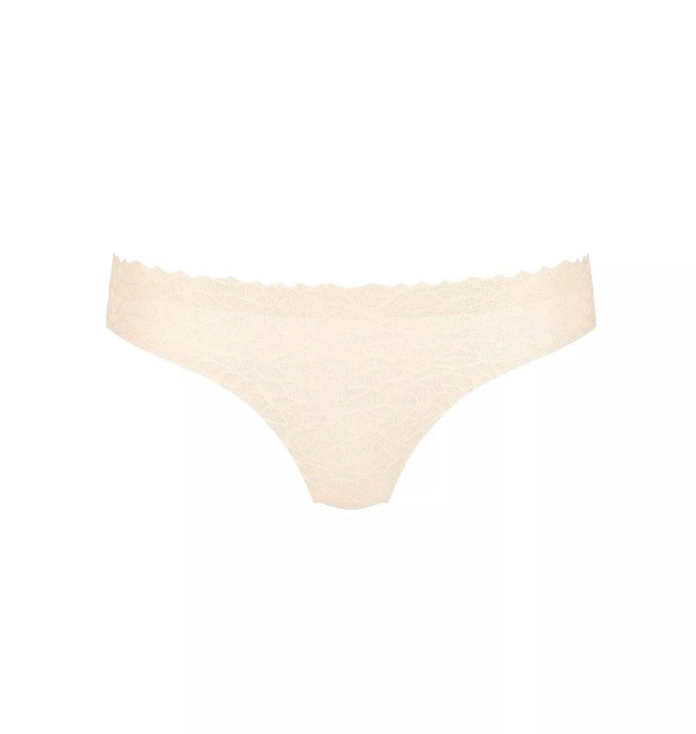 Sloggi Zero Feel Lace Brazil Panty Angora | 01936-SDLP