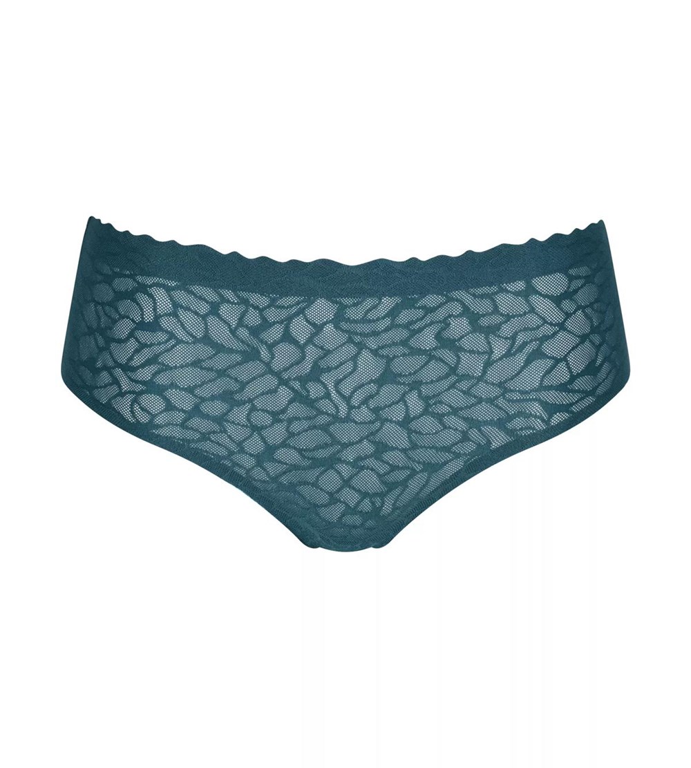 Sloggi Zero Feel Lace High Waist Secret Lagoon | 32768-JWKR