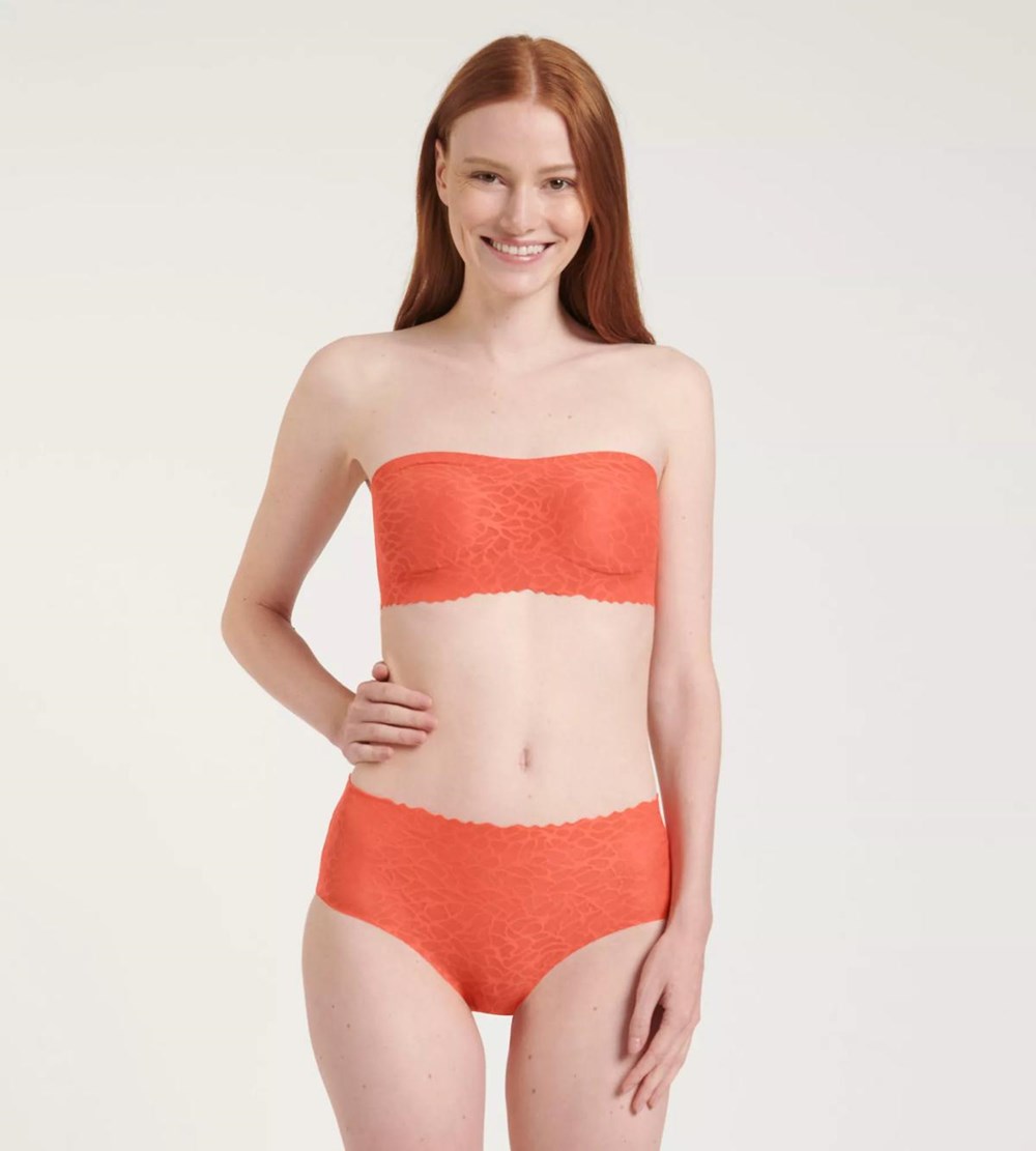 Sloggi Zero Feel Lace High Waist Watermelon | 26547-ZYNS