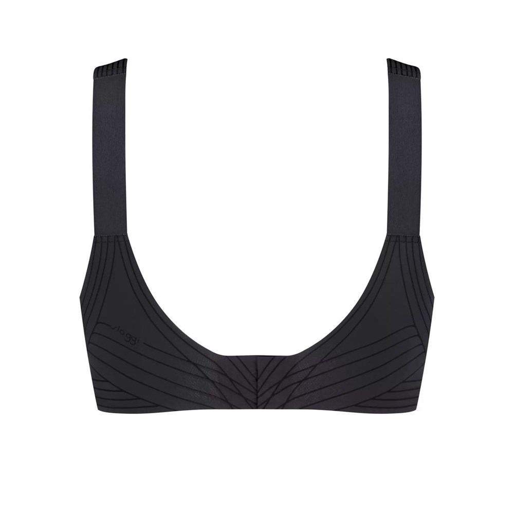 Sloggi Zero Feel Soft Bra Black | 57268-ZHVP