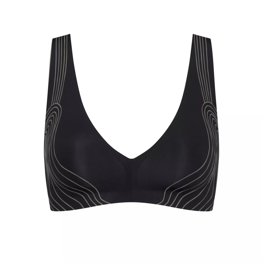 Sloggi Zero Feel Soft Bra Black | 57268-ZHVP