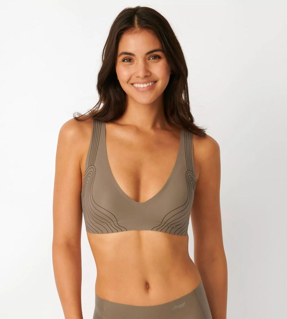 Sloggi Zero Feel Soft Bra Lead grey | 28173-GAWC