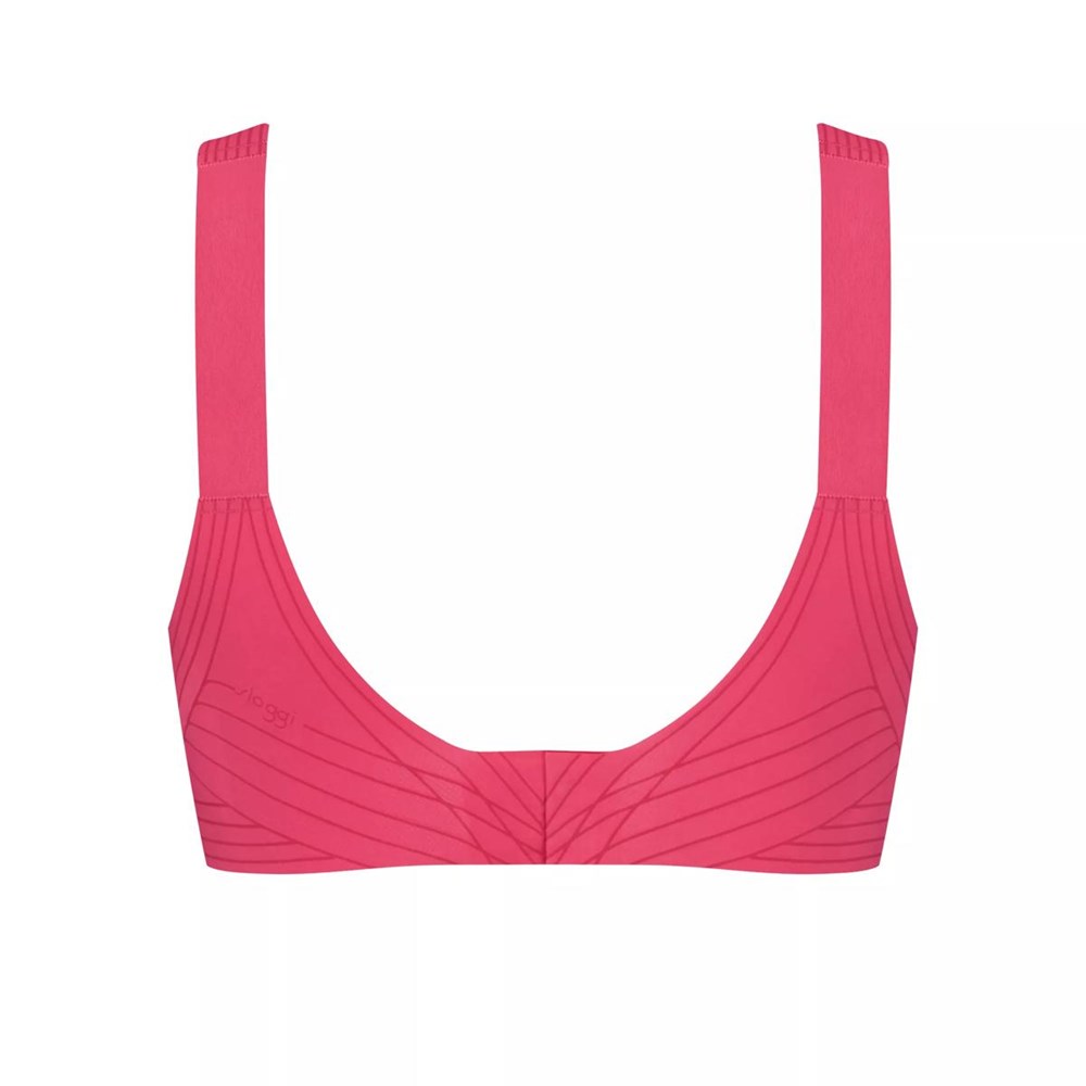 Sloggi Zero Feel Soft Bra Pink Lemonade | 39142-IERD